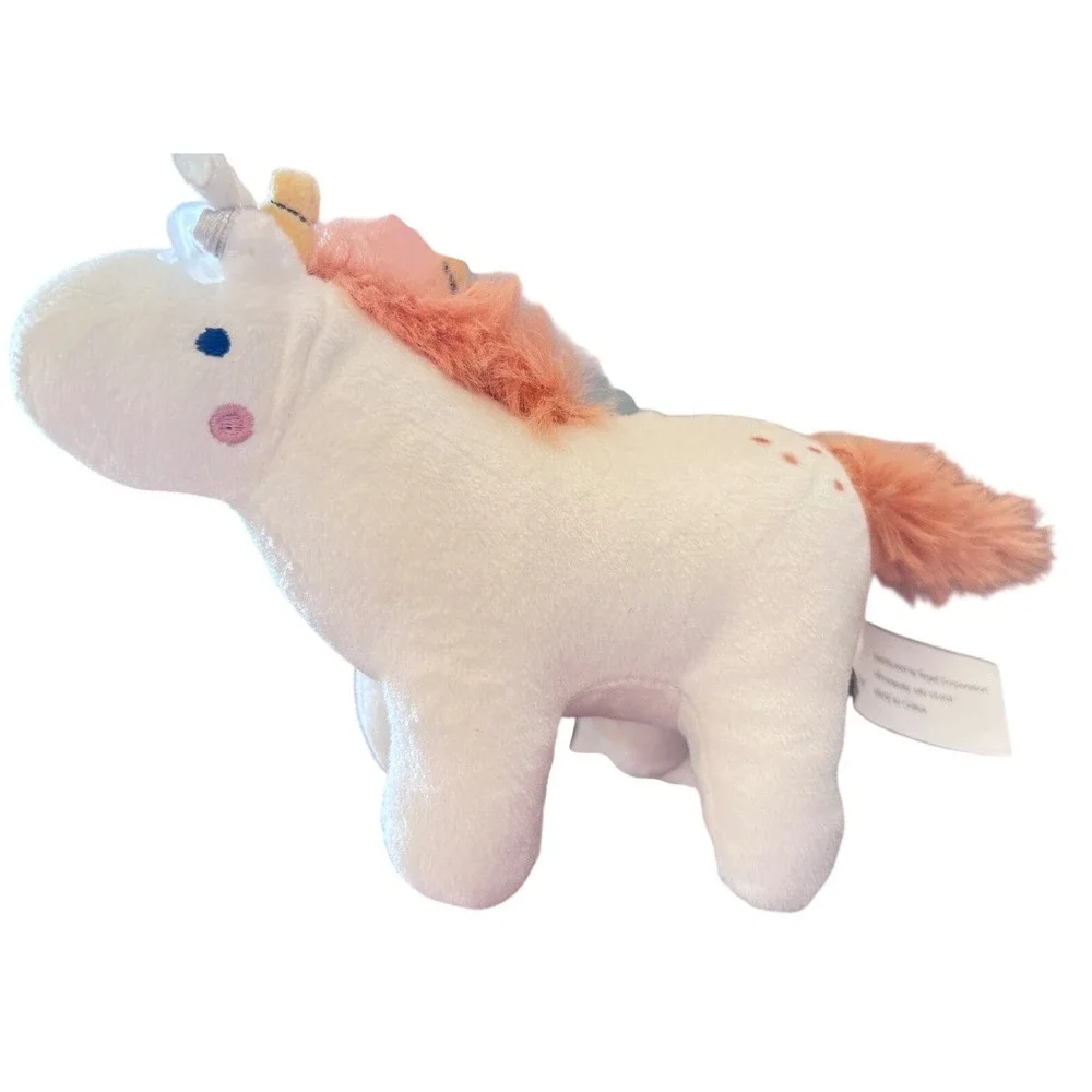 Cloud Island Plush Book Unicorn Baby Sensory Toy with‎ Mirror and Textures NEW